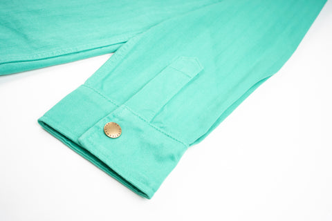 "Amicizia" Work Jacket Turquoise Everyday Garments Collabs