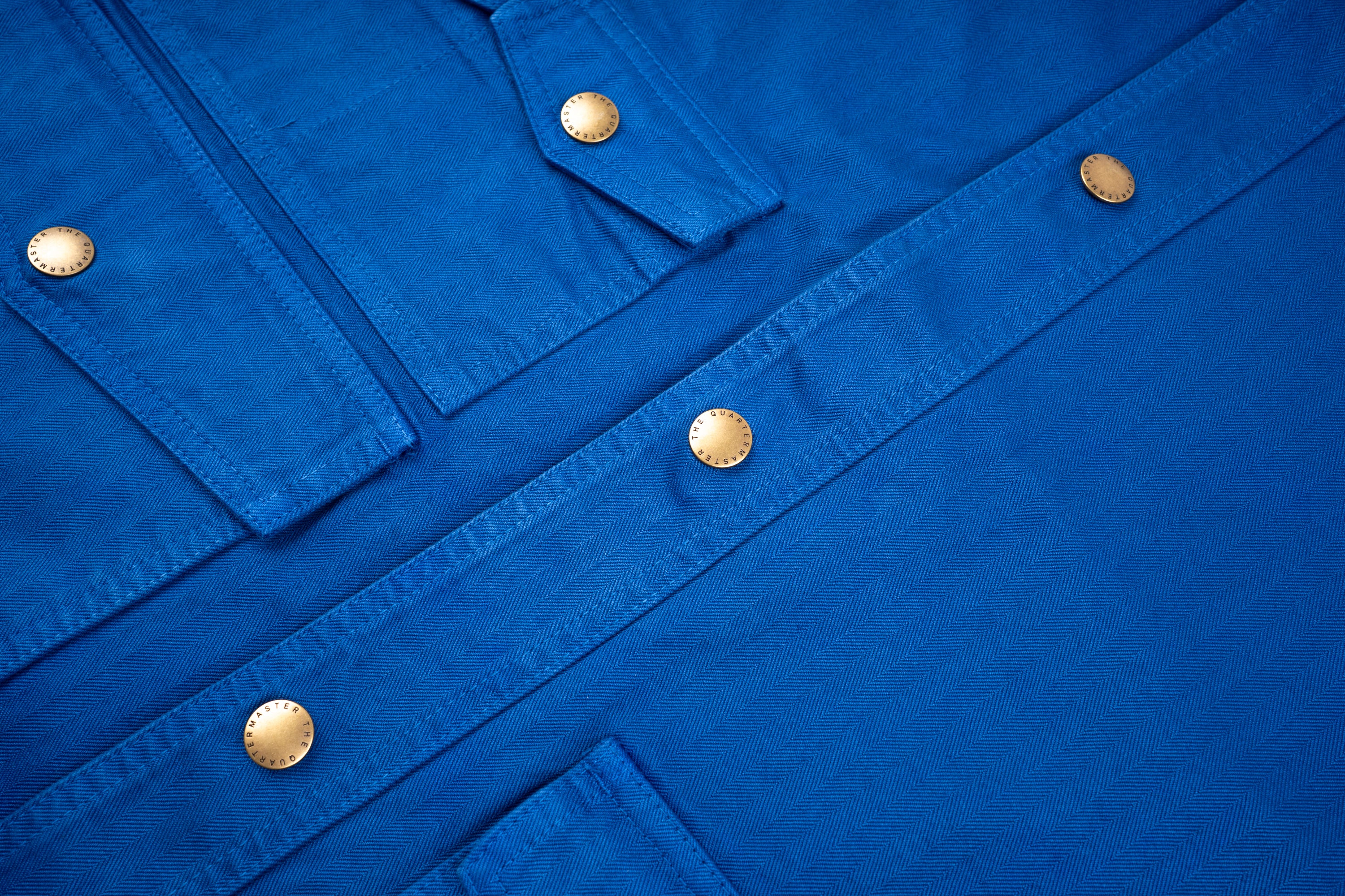 "Amicizia" Work Jacket Blue Everyday Garments Collabs