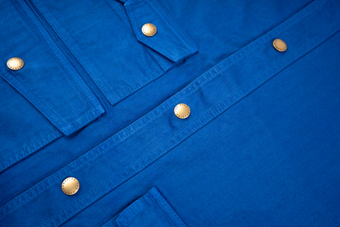 "Amicizia" Work Jacket Blue Everyday Garments Collabs