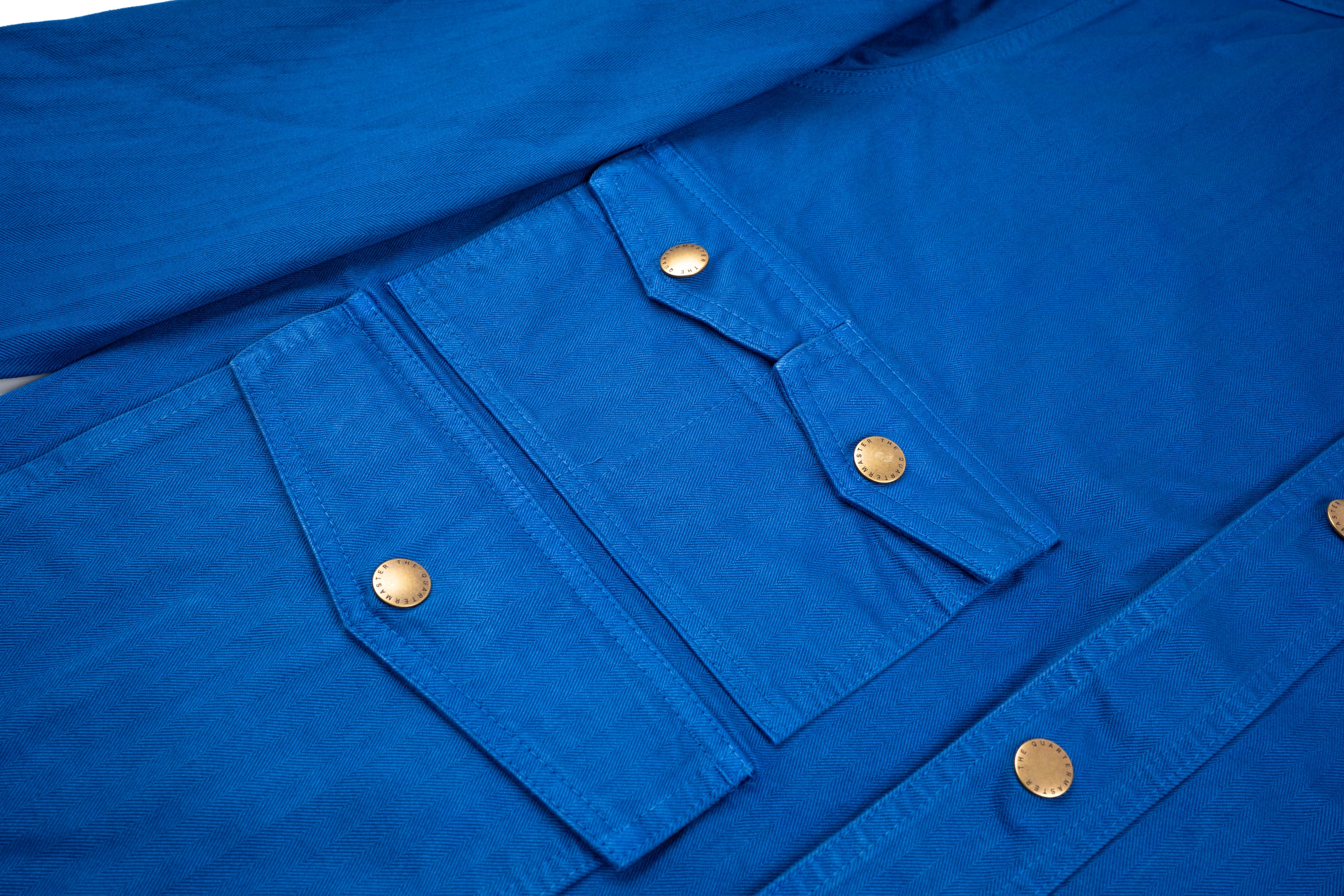 "Amicizia" Work Jacket Blue Everyday Garments Collabs