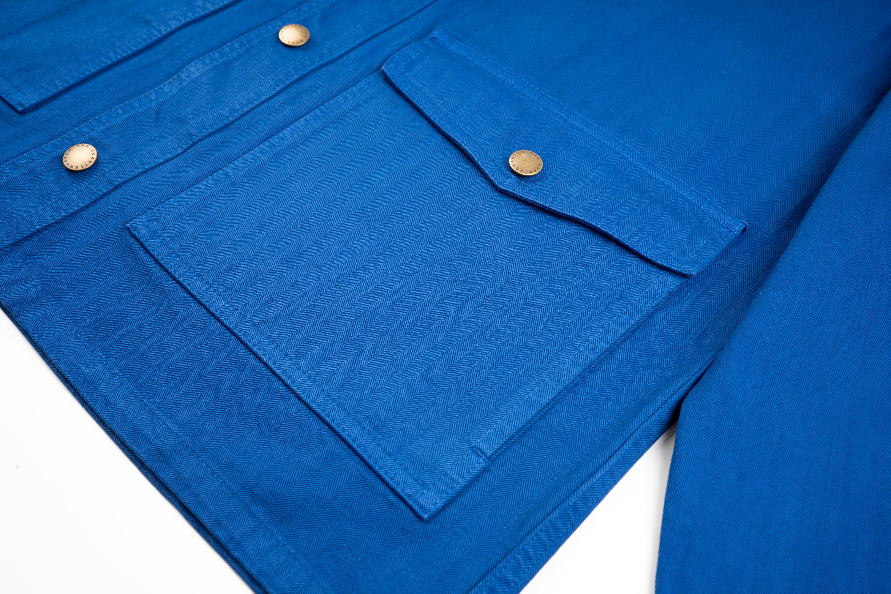 "Amicizia" Work Jacket Blue Everyday Garments Collabs